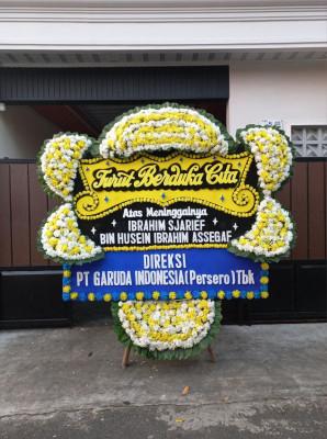 Papan Bunga Duka di Karang Anyar